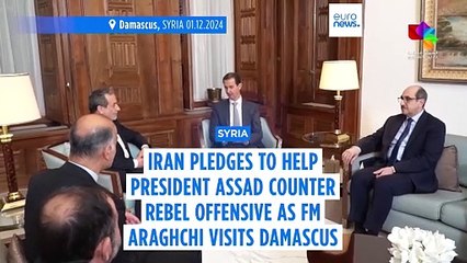 Iran FM visits Assad in Damascus, pledges support in countering surprise offensive