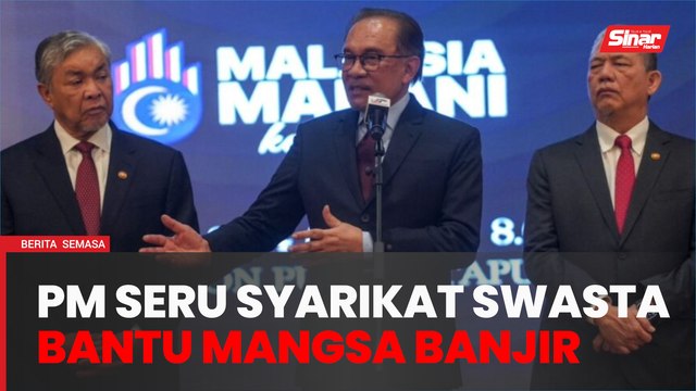 PM gesa syarikat swasta beri dana, jentera bantu mangsa banjir