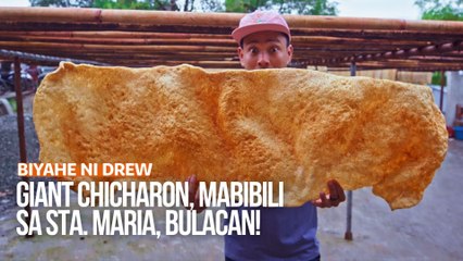 Giant chicharon, mabibili sa Sta. Maria, Bulacan! | Biyahe ni Drew