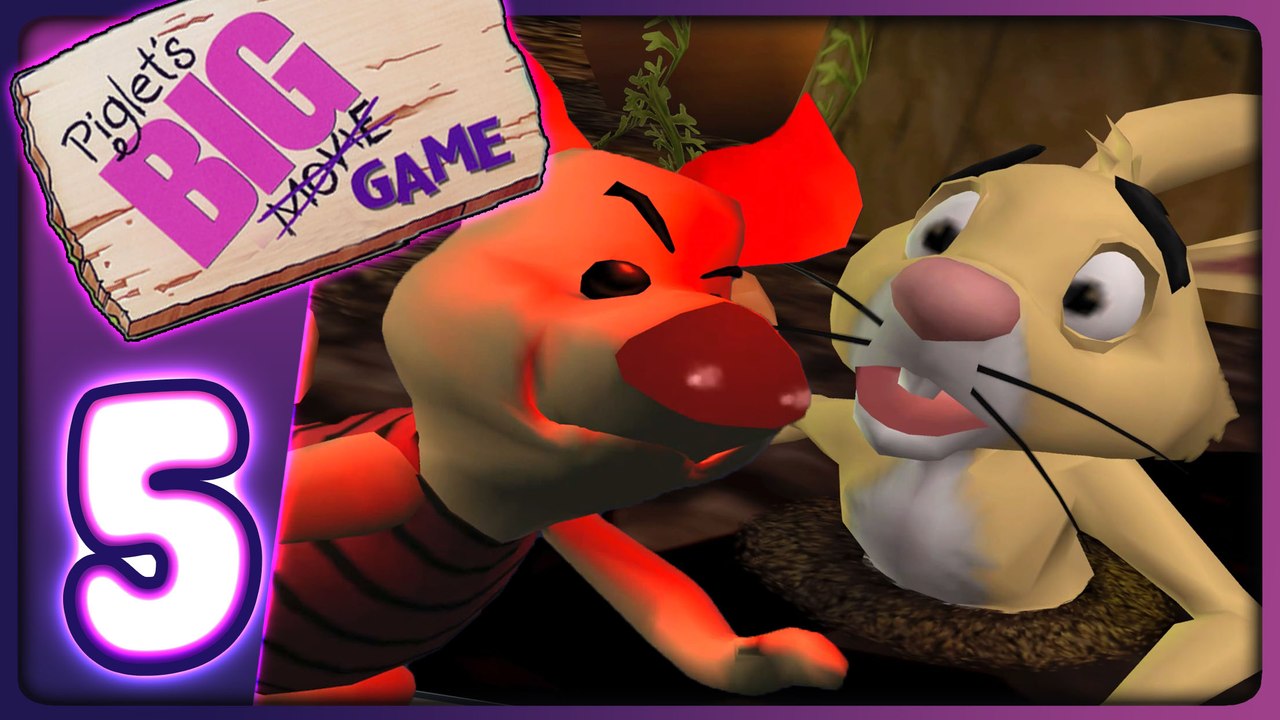 Piglet's Big Game Walkthrough Part 5 (PS2) 100% Rabbit's Dream [4K ...