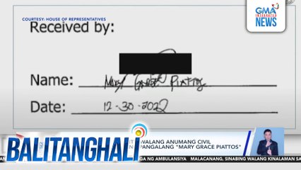 PSA - Walang anumang civil registry document ang pangalang "Mary Grace Piattos" | Balitanghali