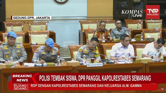 Evaluasi Komisi III DPR-Penjelasan Kapolrestabes Semarang Buntut Kasus Polisi Tembak Siswa