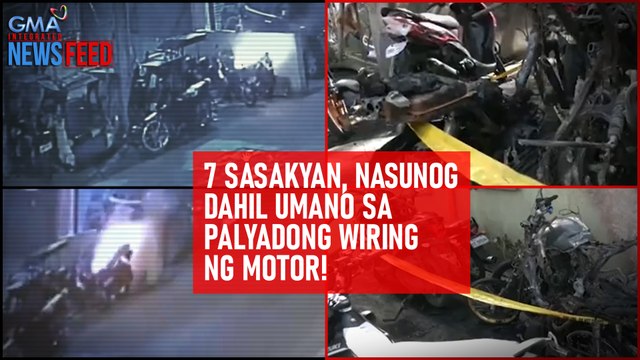 7 sasakyan, nasunog dahil umano sa palyadong wiring ng motor! | GMA Integrated Newsfeed