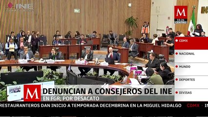 Por desacato, los consejeros del INE reciben una denuncia presentada por un juez federal