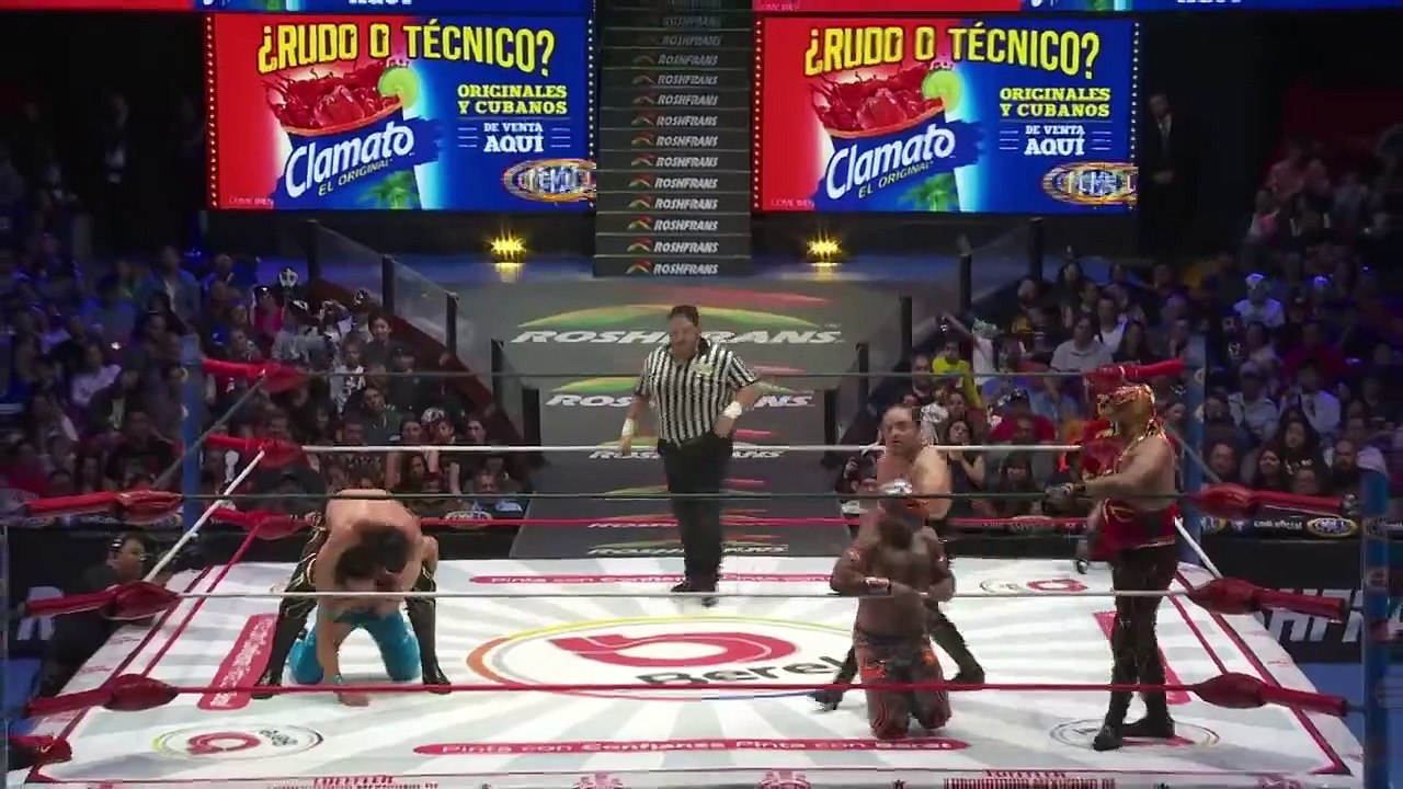Octagón, Templario, Volador Jr. vs Averno, Euforia, Mephisto