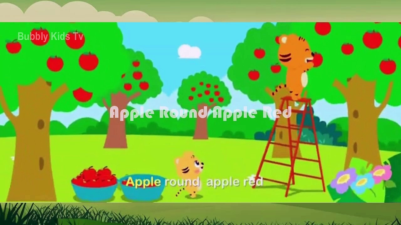 Apple Round Apple Red | Nursery Rhymes | Kids Songs - video Dailymotion