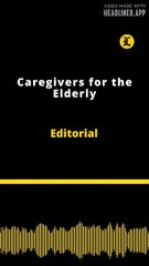 Editorial | Caregivers for the Elderly