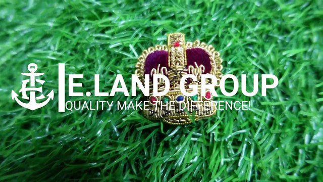 Mess Dress Crowns Gold, Hand & Lock - Rank Badges, Coronation Crown Patch Badge Wire Bullion