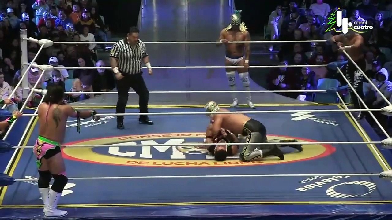 Arkalis, Rey Samuray, Xelhua vs Dulce Gardenia, Espíritu Negro, Rey Cometa