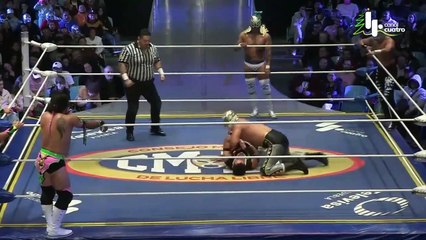 Arkalis, Rey Samuray, Xelhua vs Dulce Gardenia, Espíritu Negro, Rey Cometa