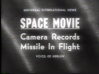 Space Movie. Camera Records Missile In Flight,  1963/11/14