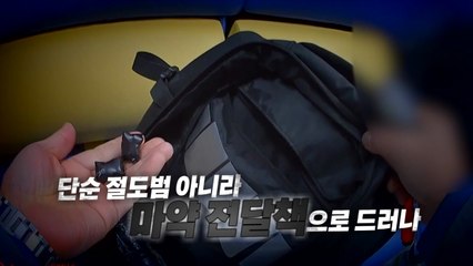 [영상] 순순히 범행 자백한 절도범, 알고 보니 마약 전달책? / YTN