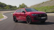 The new Audi RS Q8 SUV performance Exterior Design in Chili red