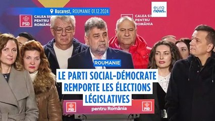 Le parti social-démocrate remporte les élections législatives en Roumanie