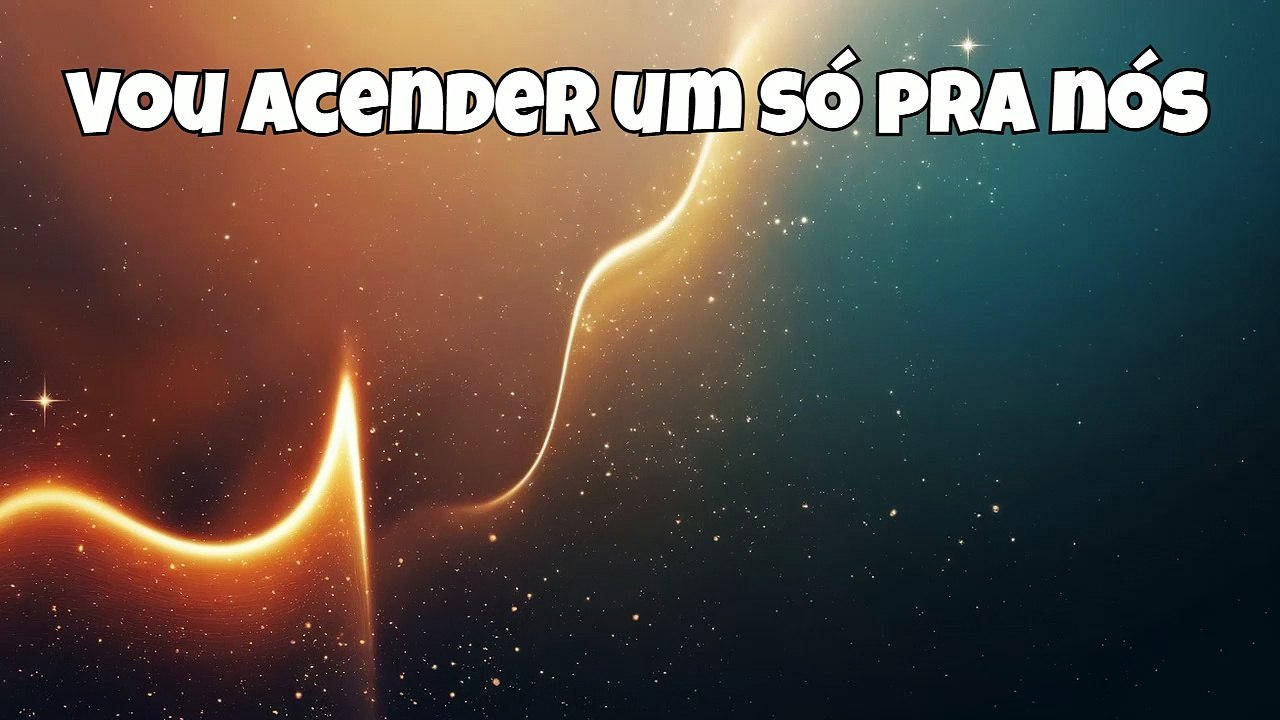 Vou acender um só pra nós