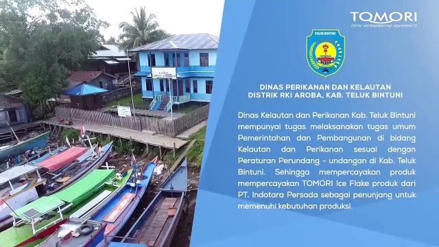DELIVERY TOMORI ICE FLAKE TIF15AS KAPASITAS 1,5 TON PERHARI - DINAS PERIKANAN & KELAUTAN PAPUA BARAT