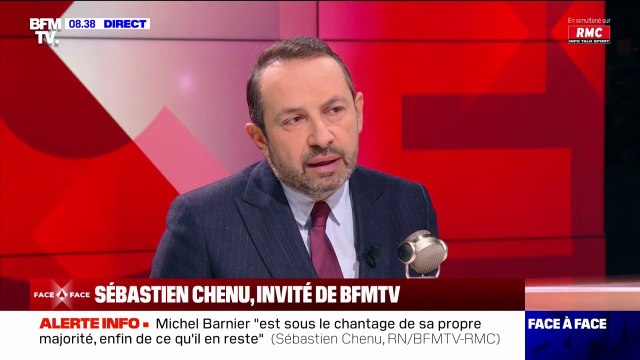 Sébastien Chenu (RN) en cas de censure: “Il ne s’agit pas d’un chaos, mais d’un changement de politique”