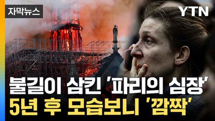 [자막뉴스] 전 세계 충격에 빠졌던 화재... 노트르담 대성당 근황 / YTN