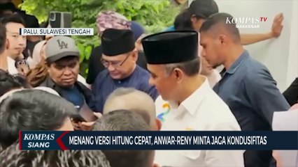 Menang Versi Hitung Cepat, Anwar-Reny Minta Jaga Kondusifitas