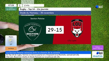 02/12/2024 - ICI Matin France Bleu Béarn Bigorre en vidéo