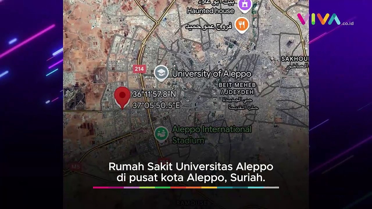 Jet Tempur Rusia Gempur RS Universitas Aleppo