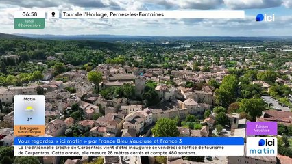 02/12/2024 - ICI Matin France Bleu Vaucluse en vidéo