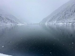Beyaza bürünen Uzungöl ve Ayder’den enfes manzaralar