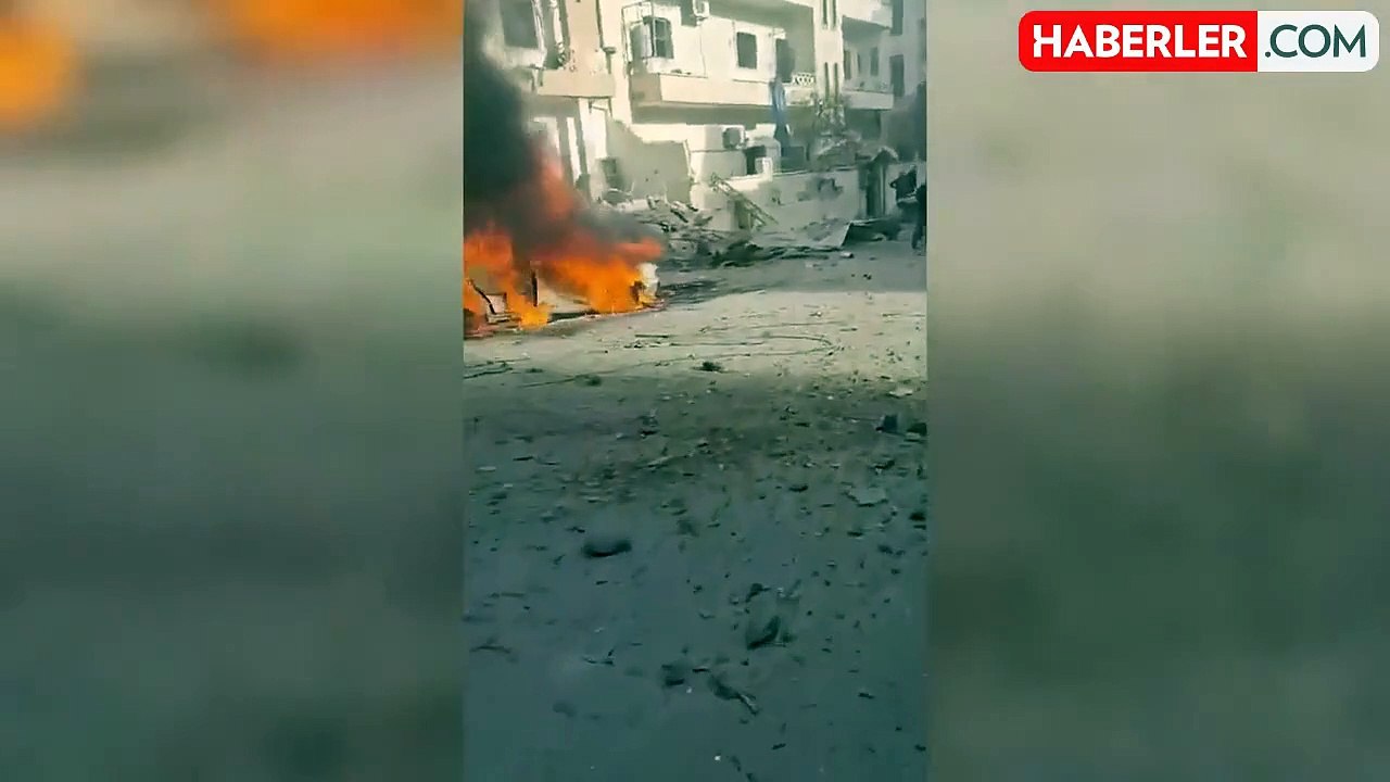 Esad rejimine ait savaş uçakları, muhaliflerin kontrolündeki İdlib'e bomba yağdırdı