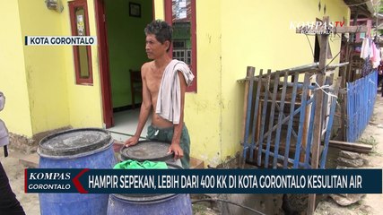 Lebih Dari 400 KK di Kota Gorontalo Kesulitan Air, Polda dan BPBD Distribusikan Air Bersih