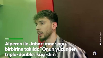 Alperen Şengün: "Onun yüzünden triple-double kaçırdım"