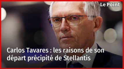 Carlos Tavares : les raisons de son départ précipité de Stellantis