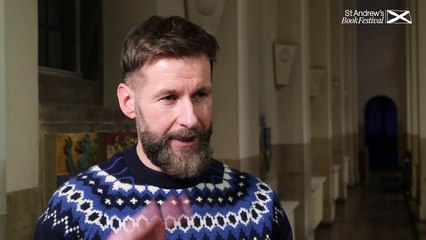 Coinneach MacLeod - The Hebridean Baker speaking at the St Andrew's Book Festival 2024