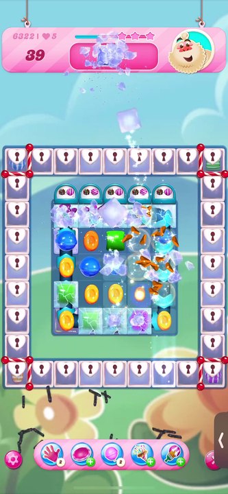 Candy Crush: 2/12 gameplay (level 6322)