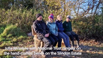Discover the story behind a new oak bench that has been placed at the Slindon Estate