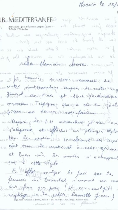 2e partie du témoignage du propriétaire de l’Omega