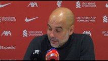 Guardiola dopo il ko a Liverpool: forse merito di essere licenziato