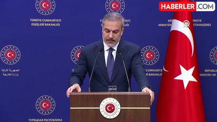 Fidan: Suriye'deki çatışmaların başlamasının nedeni 13 yıldır ülkenin sorunlarının çözülmemiş olması