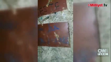 Tel Rıfat’taki terör tünelleri böyle görüntülendi