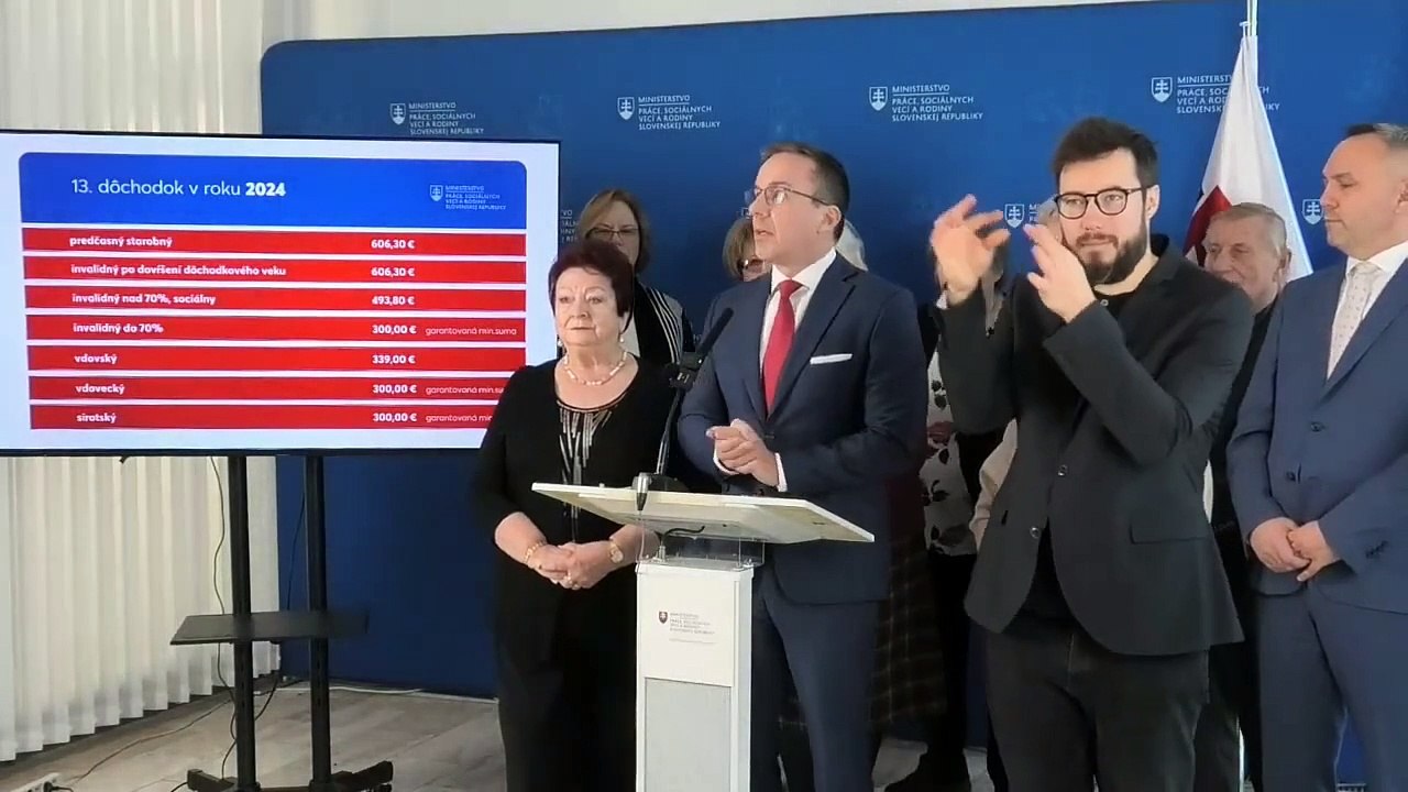 ZÁZNAM: E. Tomáš: Seniorom bude vyplatený 13. dôchodok do 20. decembra