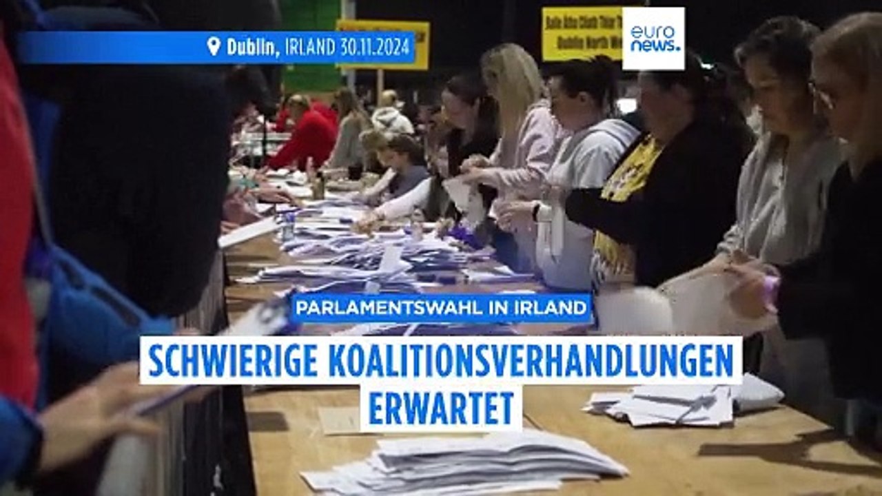 Parlamentswahl in Irland: schwierige Koalitionsverhandlungen erwartet