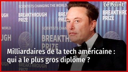 Milliardaires de la tech américaine : qui a le plus gros diplôme ?