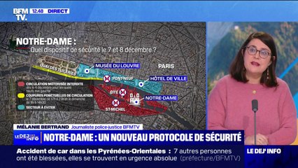 Réouverture de Notre-Dame: le dispositif de haute sécurité mis en place ce week-end