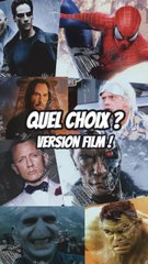 Tu peux etre un personnage de film ! Tu prend qui ?