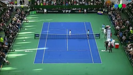 Del Potro es ovacionado en su partido exhibición de despedida con Djokovic
