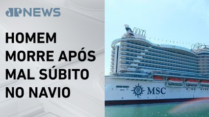 Passageiro morre a bordo de cruzeiro em Angra dos Reis