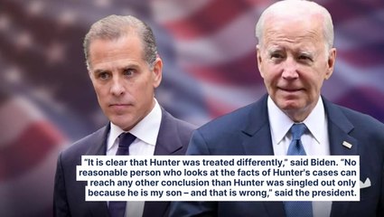 Biden Grants 'Full and Unconditional' Pardon To Hunter: 'I Hope Americans Will Understand'
