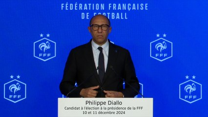 Discours de Philippe Diallo, candidat à l'élection à la présidence de la FFF