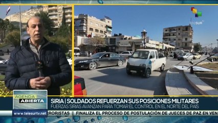 Soldados refuerzan sus posiciones militares en Siria