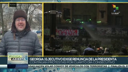 Reclutan activistas pro ucranianos para apoyar las protestas en Georgia