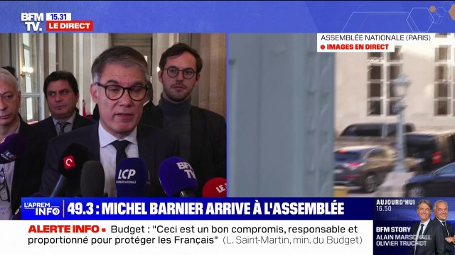 Menace de censure de Michel Barnier: La réalité est qu'il n'a jamais ouvert la porte à des négociations, affirme Olivier Faure, premier secrétaire du PS
